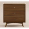 Palma 3-Drawer Assembled Dresser in Natural Walnut - Dressers - 1 - thumbnail