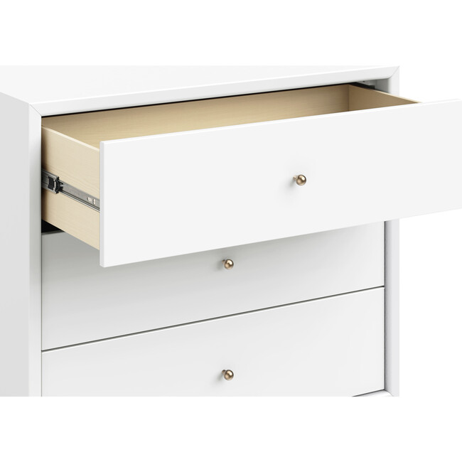 Palma 3-Drawer Assembled Dresser in White - Bookcases - 5