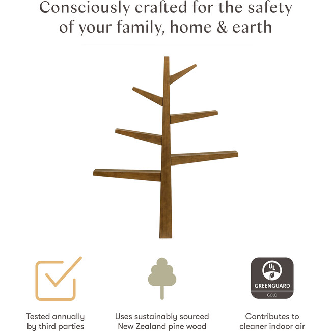 Spruce Tree Bookcase in Natural Walnut - Bookcases - 3