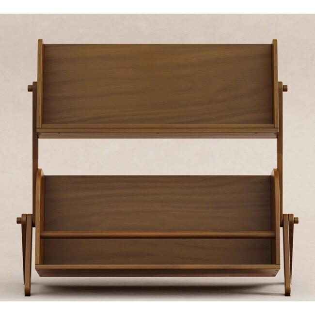 Tally Storage and Bookshelf in Natural Walnut