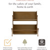 Tally Storage and Bookshelf in Natural Walnut - Bookcases - 2