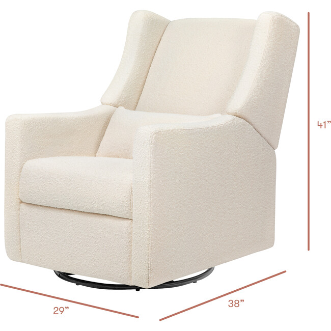 Kiwi Recliner and Swivel Glider in Performance Ivory Boucle - Glider - 3