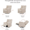 Kiwi Recliner and Swivel Glider in Performance Beach Eco-Weave - Glider - 2