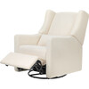 Kiwi Recliner and Swivel Glider in Performance Ivory Boucle - Glider - 5