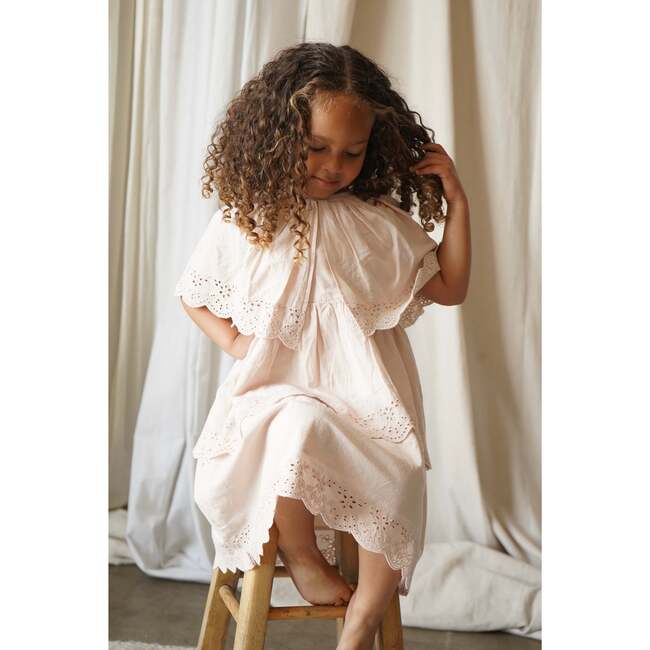 Isabel Cotton Broderie Anglaise Bubble Dress, Coco Au Lait
