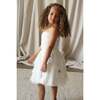 Cilia Cotton Embellished Star Tutu Dress, Cream - Dresses - 3