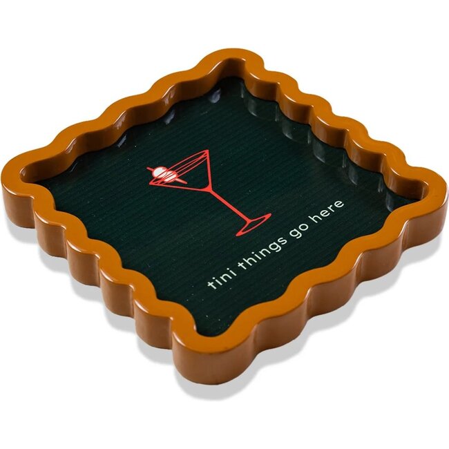 Tini Things Tray, Brown, Mud Green - Keepsakes & Mementos - 3