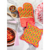 Red Pot Holder & Oven Mitt, Red & Orange - Kitchen - 2