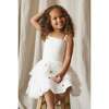 Cilia Cotton Embellished Star Tutu Dress, Cream - Dresses - 4