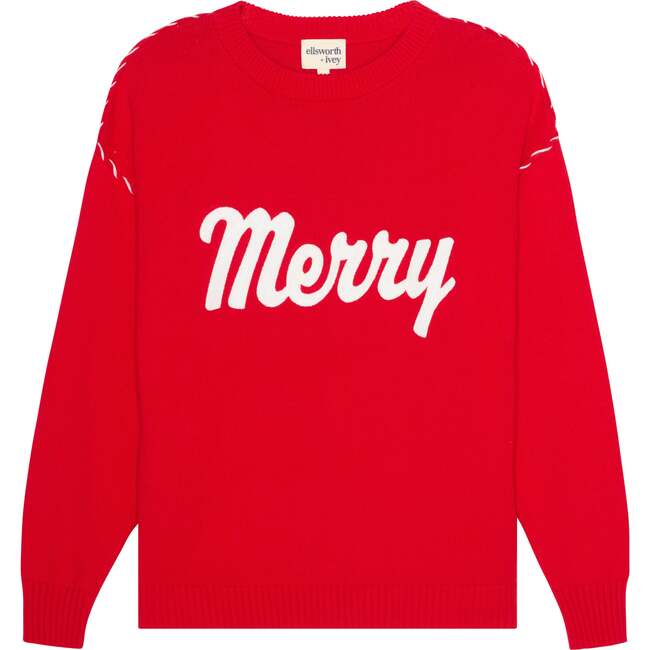 Riley Crewneck Sweater, Merry