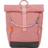 Ari Rolltop Backpack Set | Rowan Bag Charm, Rosewood Pink - Backpacks - 1 - thumbnail