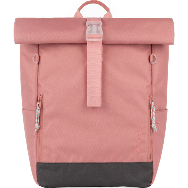 Ari Rolltop Backpack Set | Chest Strap, Rosewood Pink