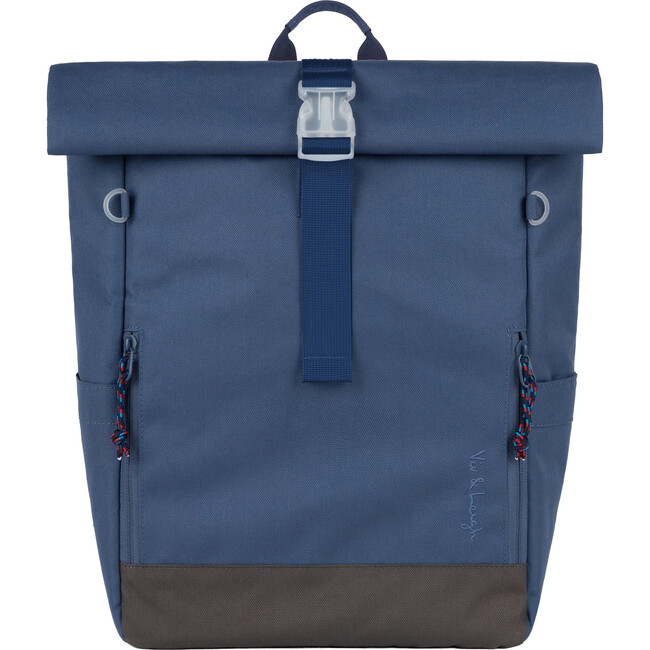 Ari Rolltop Backpack Set | Chest Strap, Midnight Blue