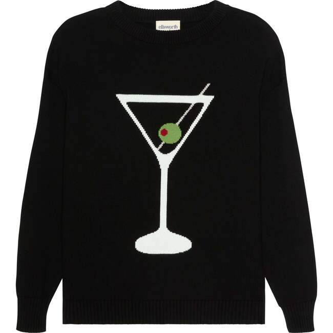 Riley Crewneck Sweater, Martini Glass