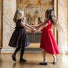 Organic Cap Sleeve High Low Sateen Party Dress, Red Sateen - Dresses - 2