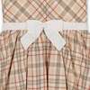 Organic Sleeveless Party Dress with Peter Pan Collar, Fireside Plaid - Dresses - 2