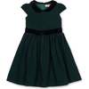 Organic Flutter Sleeve Peter Pan Collar Party Dress, Scottish Houndstooth - Dresses - 1 - thumbnail