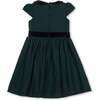 Organic Flutter Sleeve Peter Pan Collar Party Dress, Scottish Houndstooth - Dresses - 3