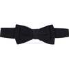 Classic Sateen Bow Tie, Black Sateen - Bowties & Ties - 1 - thumbnail