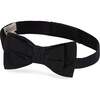 Classic Sateen Bow Tie, Black Sateen - Bowties & Ties - 2