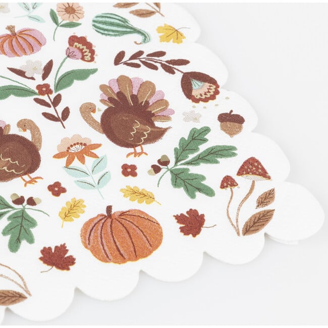 Folk Fall Small Napkins