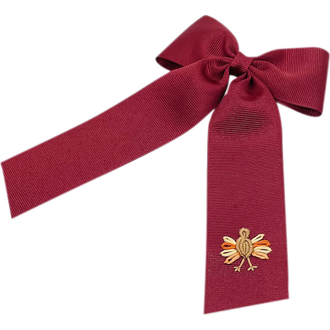 Turkey Bow, Medium Maroon