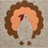 Thanksgiving Turkey Table Runner, Orange/Grey - Accents - 2 - thumbnail