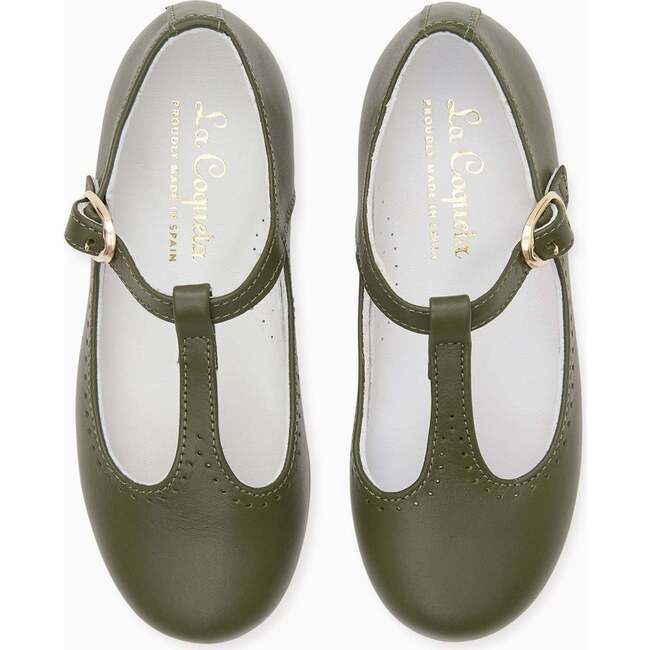 T-Bar Shoes, Bottle Green