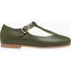 T-Bar Shoes, Bottle Green - Dress Shoes - 3