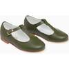 T-Bar Shoes, Bottle Green - Dress Shoes - 4