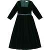 The Margot Dress, Grafton Green Velvet - Dresses - 1 - thumbnail