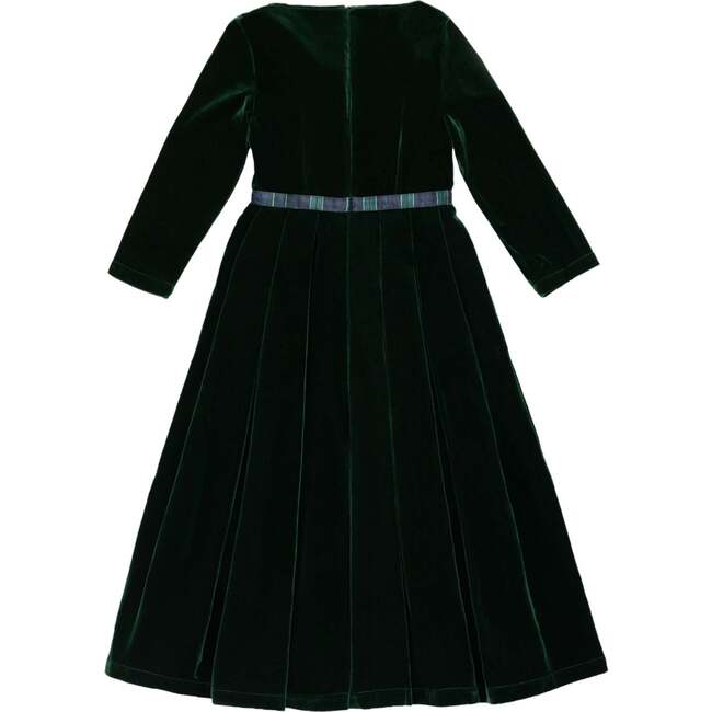 The Margot Dress, Grafton Green Velvet - Dresses - 2