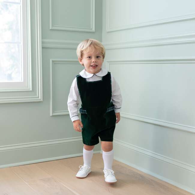 Long Sleeve Henry Peter Pan, Newbury Tartan - Shirts - 2