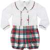 Long Sleeve Barrett Bubble, Townsend Tartan - Rompers - 1 - thumbnail