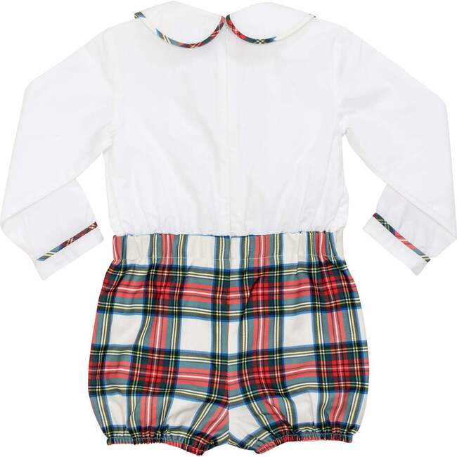 Long Sleeve Barrett Bubble, Townsend Tartan - Rompers - 6