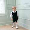 James Henry Jon Jon, Grafton Green Velvet - Rompers - 2