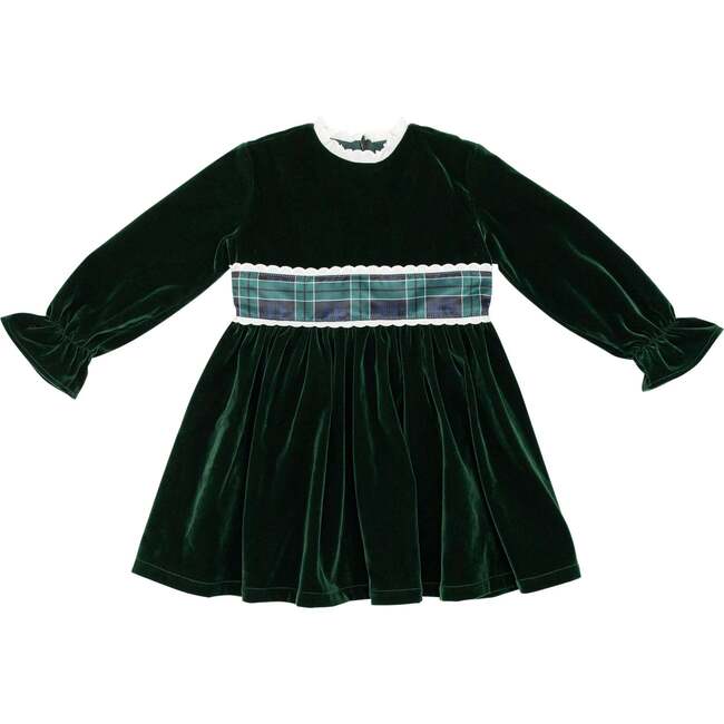 Eliza Dress, Grafton Green Velvet