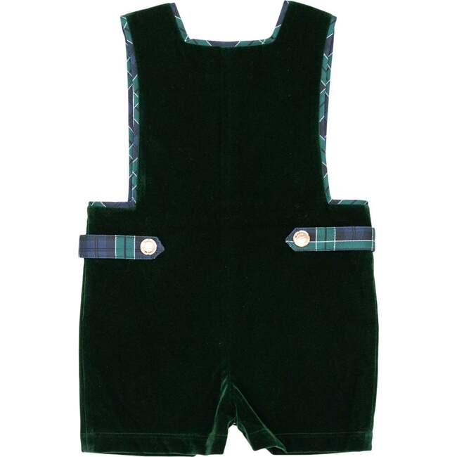 James Henry Jon Jon, Grafton Green Velvet - Rompers - 6