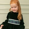 Eliza Dress, Grafton Green Velvet - Dresses - 4 - thumbnail