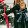 Eliza Dress, Grafton Green Velvet - Dresses - 7 - thumbnail
