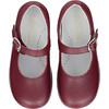 Burgundy Leather Toddler Mary Jane Shoes - Mary Janes - 1 - thumbnail