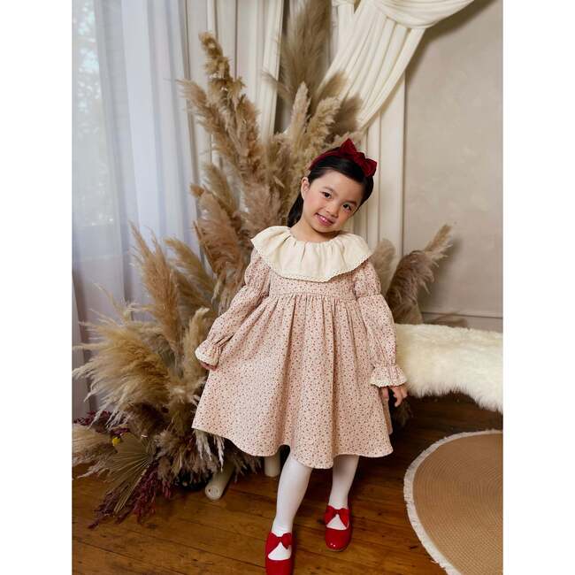 Marguerite Dress, Wild Rosebud Garden