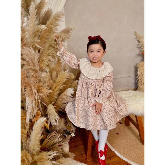 Marguerite Dress, Wild Rosebud Garden