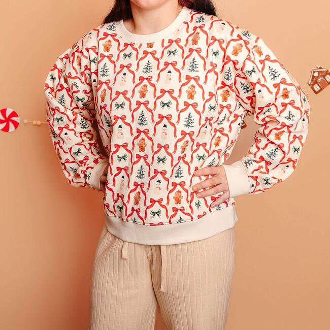 Christmas Cutie Women's Sweatshirt, Multi - Sweatshirts - 3