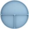 Silicone Suction Plates, Slate Blue - Tableware - 1 - thumbnail