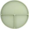 Silicone Suction Plates, Soft Eucalyptus - Tableware - 1 - thumbnail