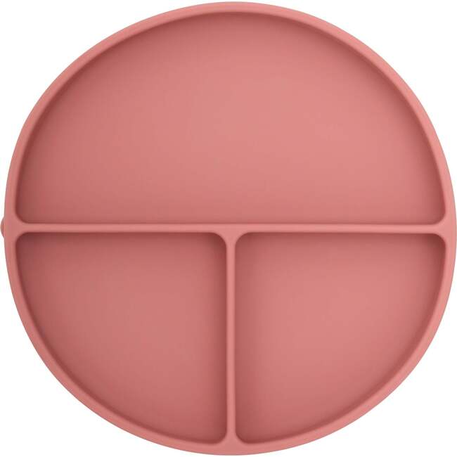 Silicone Suction Plates, Dusty Rose