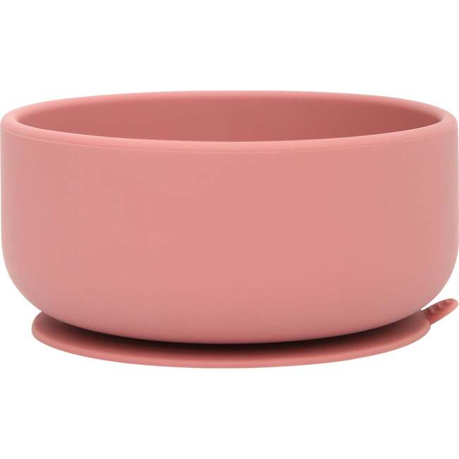 Silicone Suction Bowls, Dusty Rose