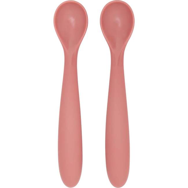 Silicone Spoons 2-pack, Dusty Rose