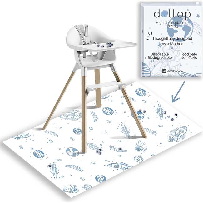 Biodegradable splat mats, Out of this World Blue